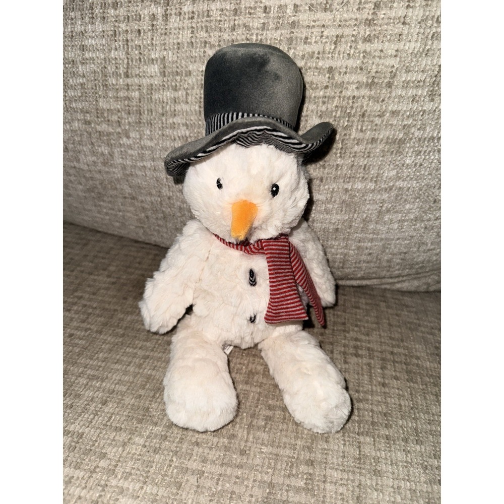 Mary Meyer Putty Blizzard Snowman 11" Soft Plush Stuffed Animal Toy Christmas